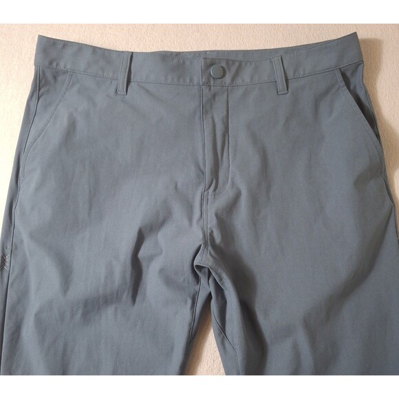 Rhone Commuter Slim Pants Men's 34x33 Dark Teal Performance Stretch Dress Work - Picture 2 of 13